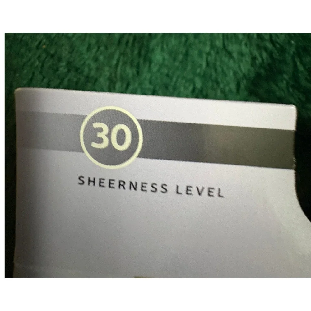 Hanes Premium Sheer Support Anti Cellulite Shaping Panty Tights Black XL 30
